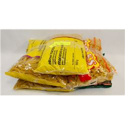 5 BAGS OF ASSORTED PASTA.