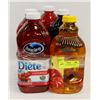 Image 1 : 5 BOTTLES OF ASSORTED JUICE.