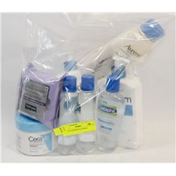 BAG OF ASSORTED LOTIONS.