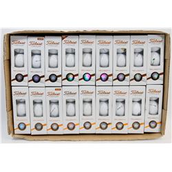 FLAT OF TITLEIST VELOCITY RECLAIMED GOLF BALLS.