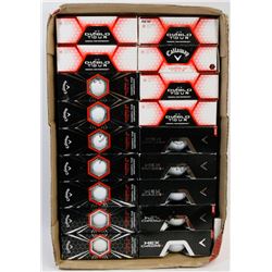 FLAT OF ASST CALLAWAY RECLAIMED GOLF BALLS.