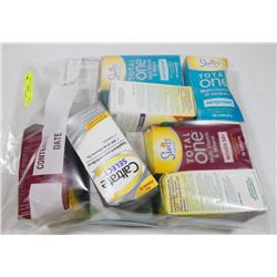 BAG OF ASSORTED VITAMINS.
