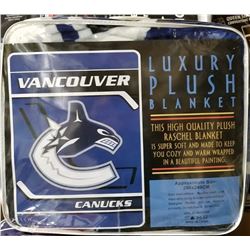 NEW! "VANCOUVER" LUXURY PLUSH BLANKET (QUEEN)