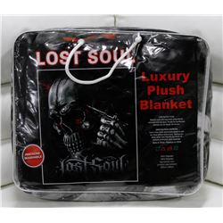NEW! "LOST SOUL" LUXURY PLUSH BLANKET (QUEEN)