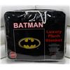 Image 1 : NEW! "BATMAN" LUXURY PLUSH BLANKET (QUEEN)