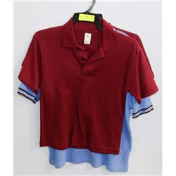 LOT OF 3 NEW SIZE LARGE MENS GOLF SHIRTS