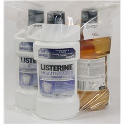 BAG OF MISC INCLUDING LISTERINE MOUTH WASH