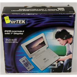 PUR TEK DVD PORTABLE 7" DISPLAY