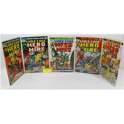MARVEL 20 CENT LUKE CAGE HERO FOR HIRE #1,7,8,10.