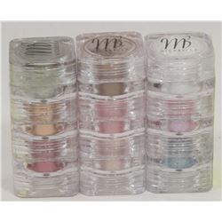 3 STACKS OF 3 MICABELLA EYE SHADOW NATURAL MINERAL