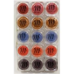 15 ASSORTED MICABELLA NATURAL MINERAL EYE SHADOW