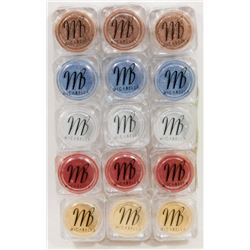 15 ASSORTED MICABELLA NATURAL MINERAL EYE SHADOW