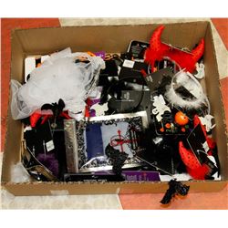 BOX OF ASSORTED HALLOWEEN HEAD BANDS AND MORE