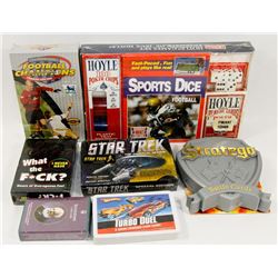 FLAT OF SEALED VARIETY OF CARD GAMES HOT