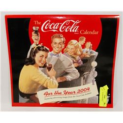 COCA COLA 2004 ORIGINAL CALENDAR ADVERTISING IMAGE