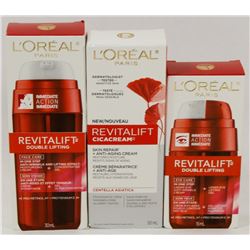 SET OF 3 NEW LOREAL PARIS RIVITALIFT
