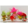 Image 1 : SET OF 6 VINTAGE TROLLS RUSS BERNIE UK LTD