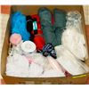 Image 1 : BOX W/FABRICS & SEWING PRODUCTS -