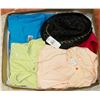 Image 1 : BOX W/NEW CLOTHS - SUMMER HATS, T-SHIRT,