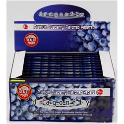 BOX WITH 12 PACKS OF PREMIUM FLAVOURED PAPERS