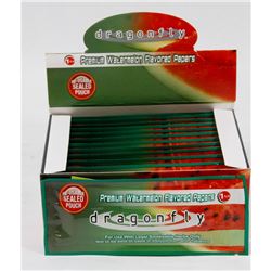BOX WITH 12 PACKS OF PREMIUM FLAVOURED PAPERS