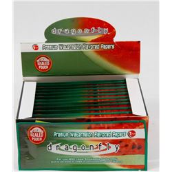 BOX WITH 12 PACKS OF PREMIUM FLAVOURED PAPERS