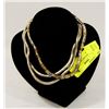 Image 1 : 3 BLACK PANTHER STYLE NECKLACES.
