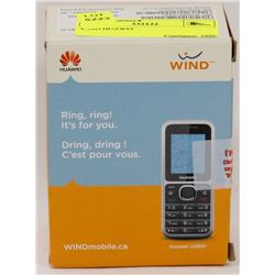 WIND HUAWEI WITH BOX, CORD, WALL PLUG.