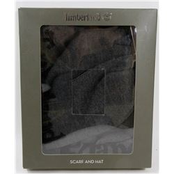 TIMBERLAND SCARF AND HAT SET - NEW IN PACKAGE