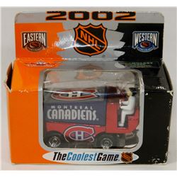 2002 MONTREAL CANADIENS ZAMBONI DIE CAST.