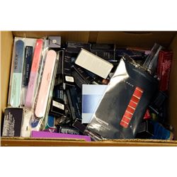 BOX OF ASSORTED AVON COSMETICS AND MORE