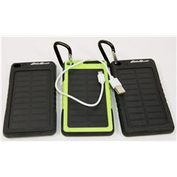 LOT OF 3 SOLAR POWER BATTERY CHARGERS