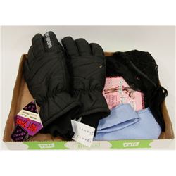 NEW GLOVES, TIE, SLEEVY WONDER.