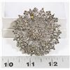 Image 1 : LARGE VINTAGE FASHION BROOCH VARIOUS SIZE WHITE