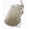 Image 1 : NEW SILVER “TO MY DAUGHTER LOVE MOM” DOG TAG