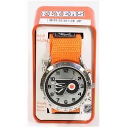 PHILADELPHIA FLYERS WRIST WATCH NEW IN BOX.