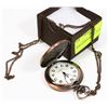 Image 1 : NEW COPPER POCKET WATCH ON MATCHING NECKLACE