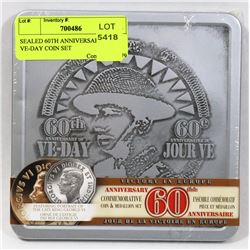 SEALED 60TH ANNIVERSARY VE-DAY COIN SET