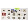 Image 1 : LOT OF ASSORTED WORLD CURRENCY COINS & MEDALLIONS