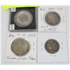 Image 1 : LOT OF 4 ASSORTED WORLD COINS