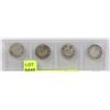 Image 1 : LOT OF 4 CANADA DIMES, 1928, 1930, 1932, 1936