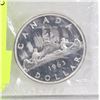 Image 1 : 1963 CANADA SILVER $1 COIN