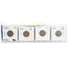 Image 1 : LOT OF 4 USA LIBERTY HEAD NICKELS 1904-07
