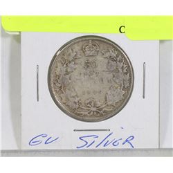 1920 CANADA SILVER 50 CENT COINS