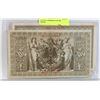 Image 1 : LOT OF 2 GERMAN 1910 1000 MARK NOTES