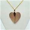 131) NATURAL LEAF NECKLACE