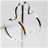 Image 2 : 154) LOT OF TWO HEART SHAPED AND HOOP EARRINGS