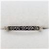 Image 2 : 170) STERLING SILVER MARCASITE RING