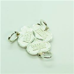 133) LOT OF 3 STERLING SILVER BREAKABLE PENDANT
