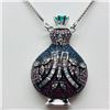 Image 3 : 3) STERLING SILVER PERFUME HOLDER NECKLACE
